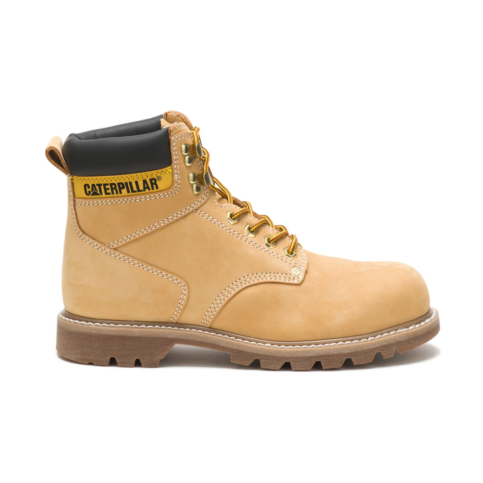 Caterpillar Second Shift Steel Toe Philippines - Mens Work Boots - Orange 86503HLIZ